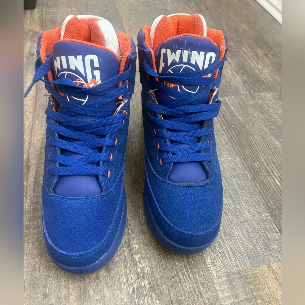 Ewing 33 Hi - Patrick Ewing Basketball Sneakers Blue Size 9 - GREAT CONDITION